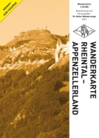 Wanderkarte Rheintal - Appenzellerland