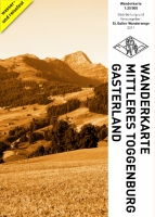 Wanderkarte Mittleres Toggenburg - Gasterland